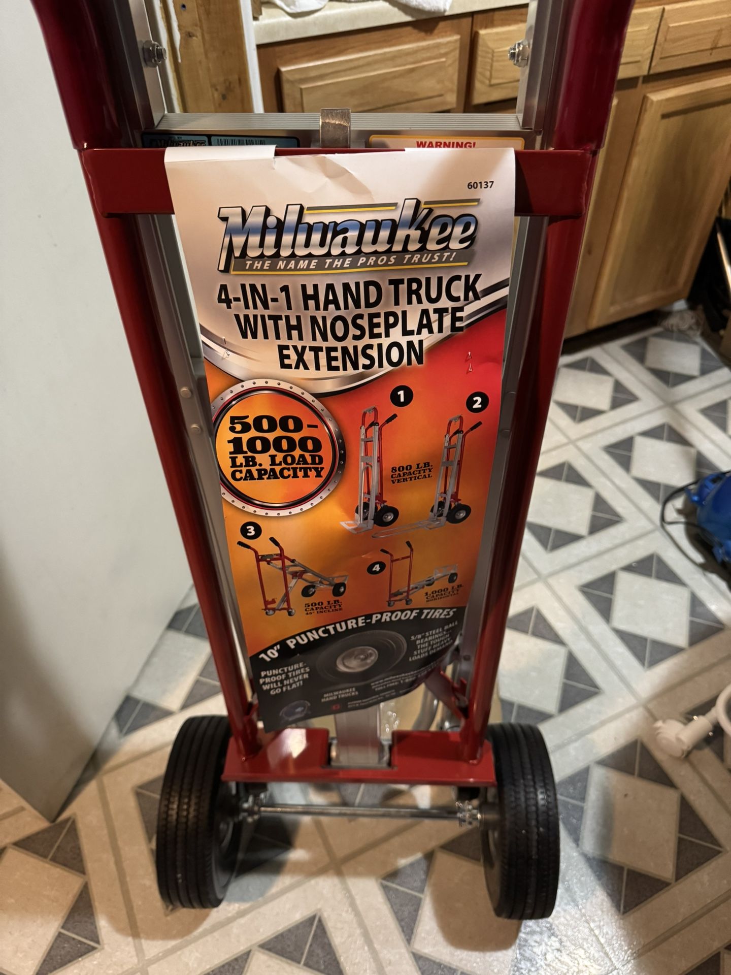 New Milwaukee 4 in 1 hand truck never used for sale .