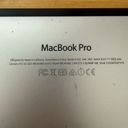 MacBook Pro For Parts Model A1502 $150