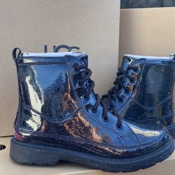 New Ugg Australia Kids Glitter Boots Size 4 