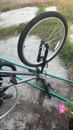 Mountain Bike with Front Suspension Fork