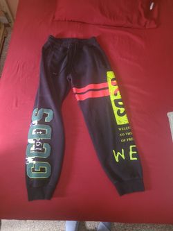 GCDS Graphic Print Jogger Sweatpants