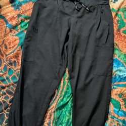 Black Scrub Pants Size M