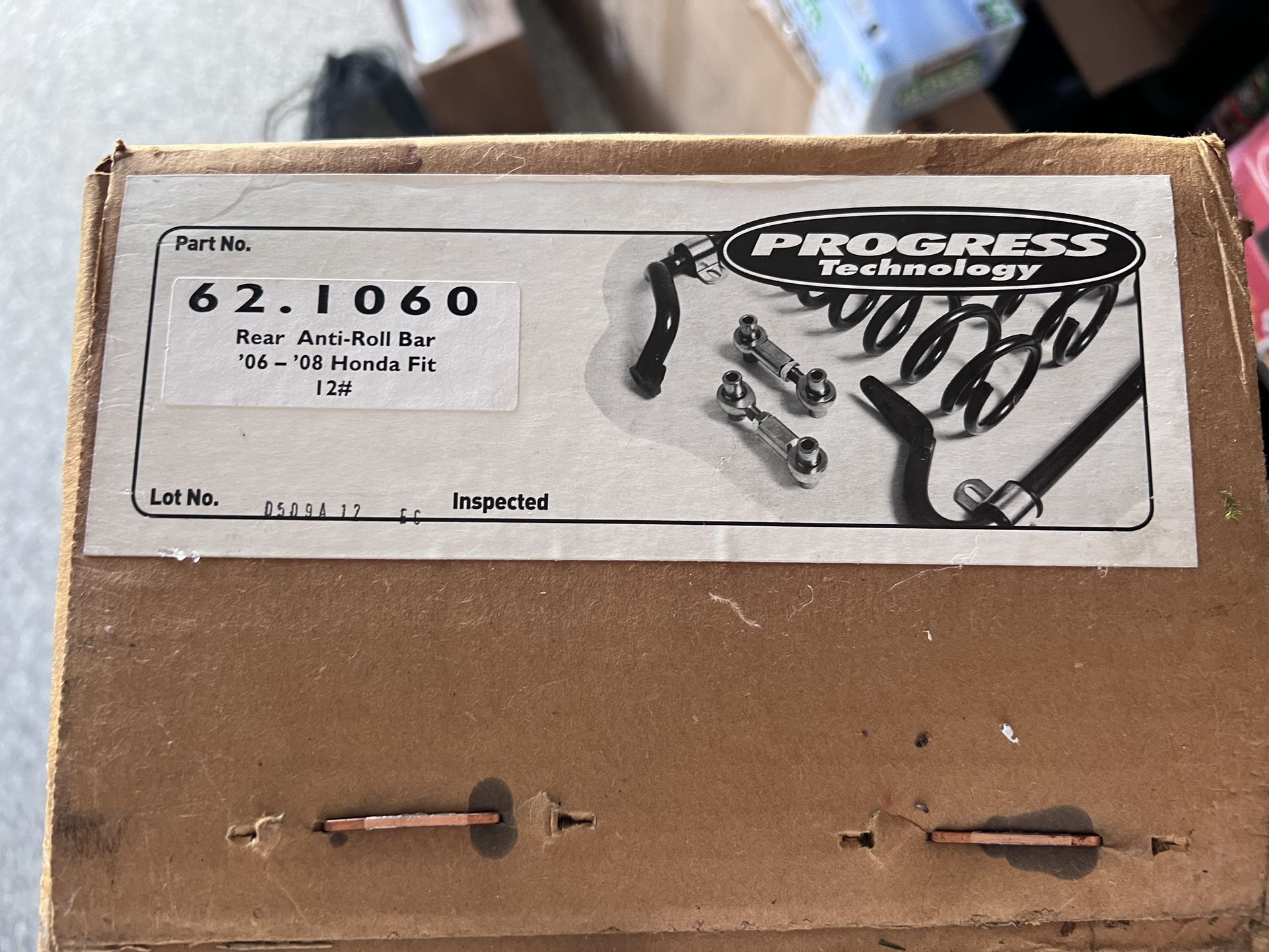 progress technology 06-08 honda fit rear anti-roll bar