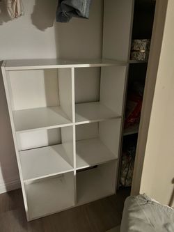 White Cube Storage Shelving Unit 11”