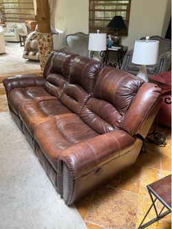 Leather couch