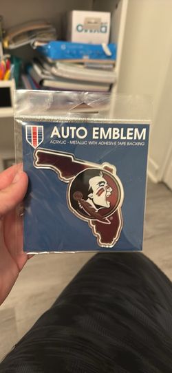 FSU Seminoles Auto Emblem New