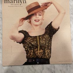 Marilyn Monroe calendar with high-quality photos, 12 x 12