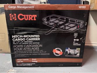 Hitch Mounted Cargo Carrier