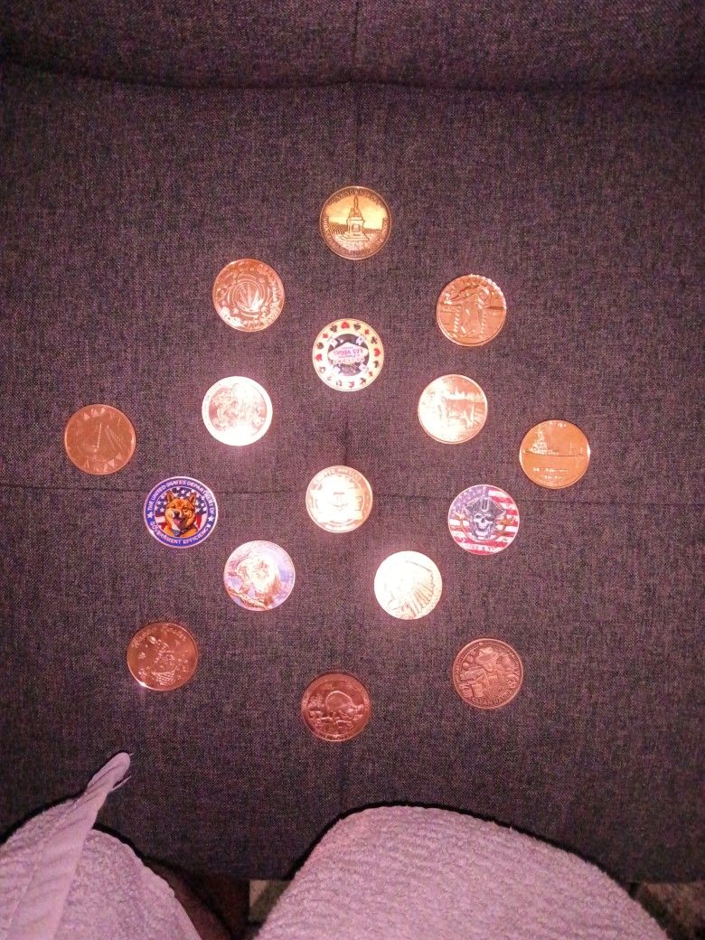 1 ounce Copper Rounds