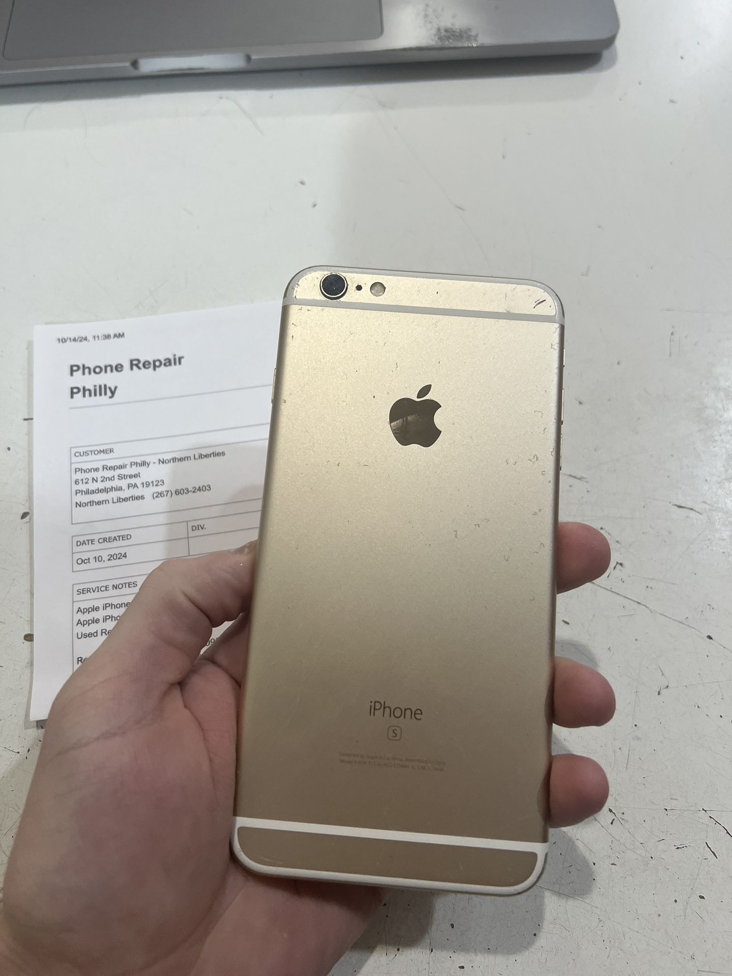 Apple 6s Plus Gold 16GB AT&T Locked Used