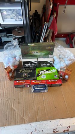 Mixed Golf Ball Lot – Titleist, Wilson, Pinnacle & More