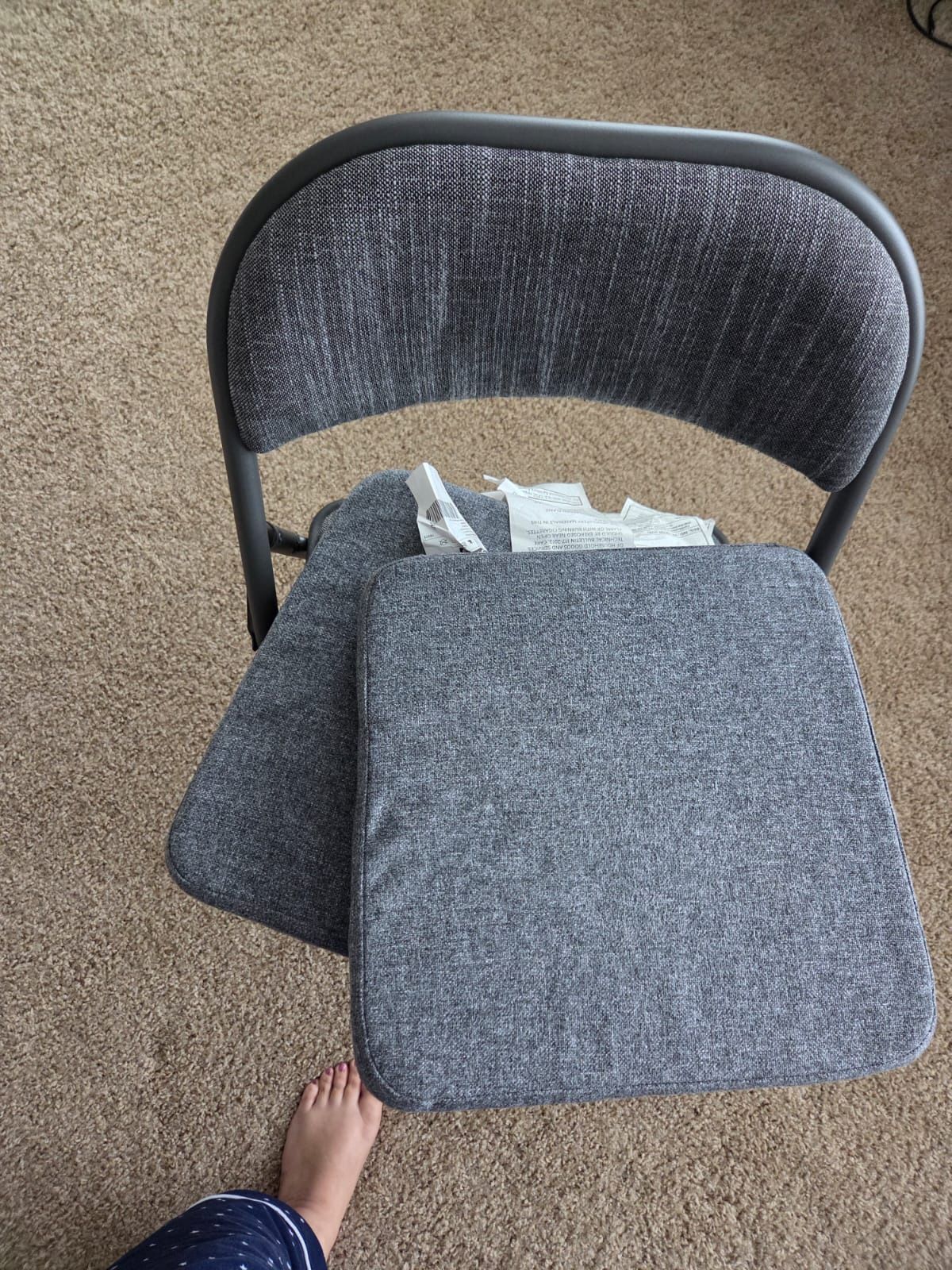 Chair With 2 Seat Cushions