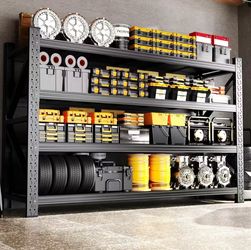 Brand new 79"W Heavy Duty Storage Shelves, 8000LBS Adjustable Garage Shelving
