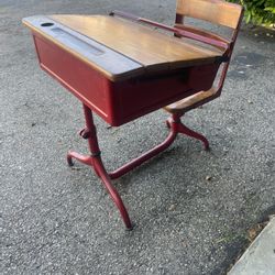 American Seating Co. Antique Child’s School Desk