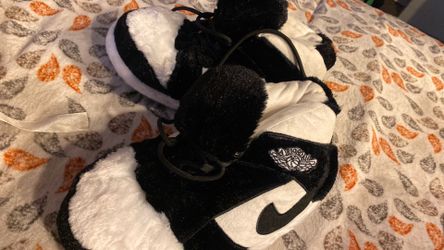 Plush sneakers Slippers Panda