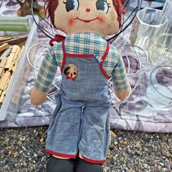 Antique Raggedy Andy Doll