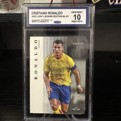 Cristiano Ronaldo 2023 Leaf Legend Edition 