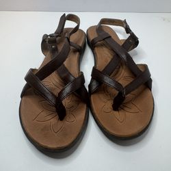 BOC Born Concept Brown Strappy Sandals Size 10M 