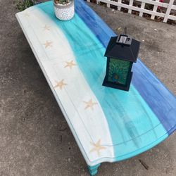 Coffee Table Coastal Epoxy Top 