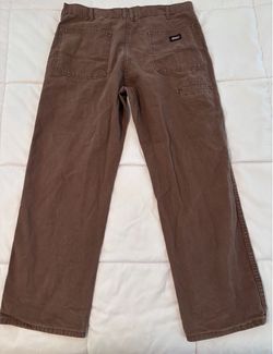 Dickies Men’s Brown Carpenter Work Pants 36x30 Distressed Faded