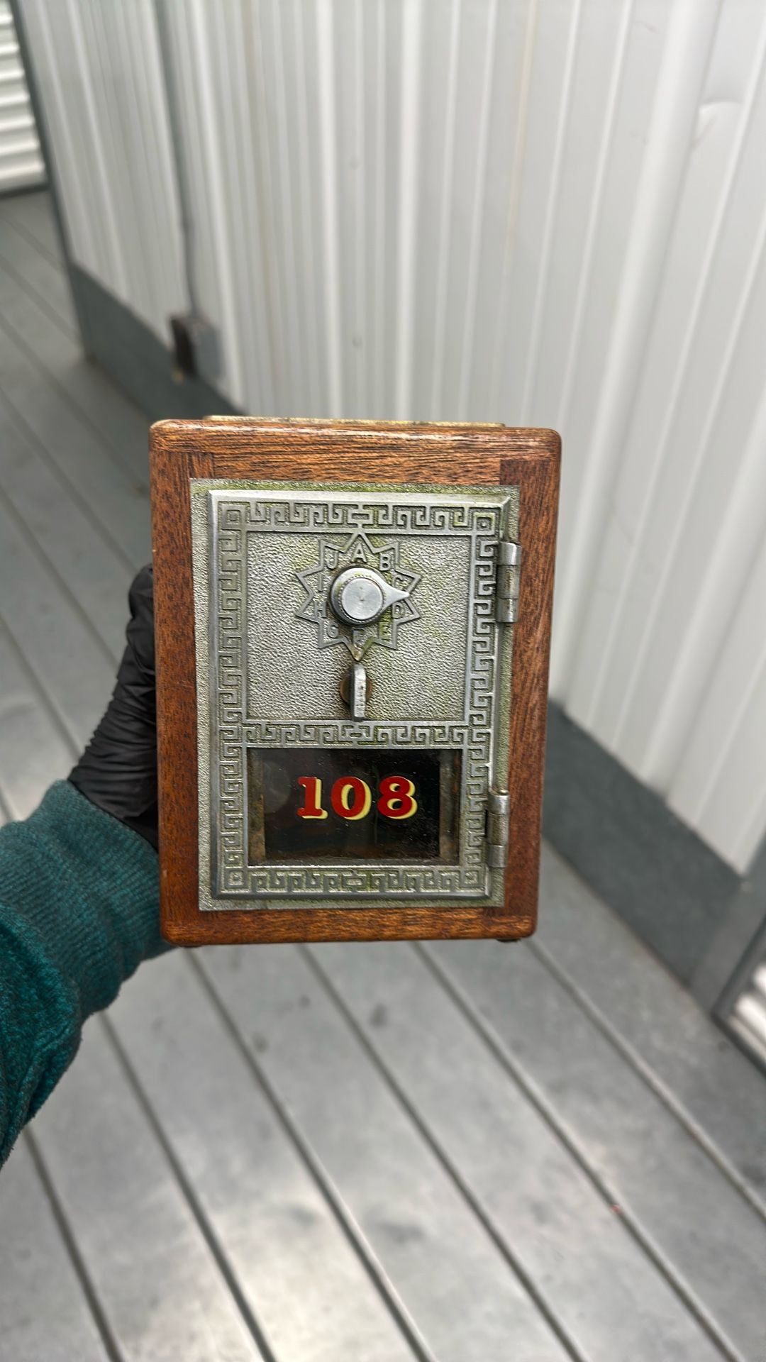 Vintage United States Post Office Lockbox