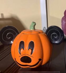 Mickey Mouse Pumpkin Jar
