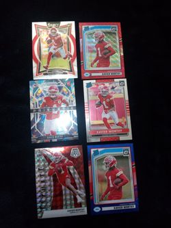 Kansas City Chiefs Xavier Worthy 2024 Rookie Card Set