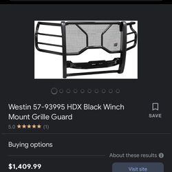 Ram Bash Bar With Winch Support Bar