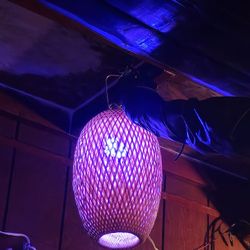 Wicker Lampshade