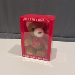 Made In TAIWAN Bear Plush Entrapped In Emergency Box