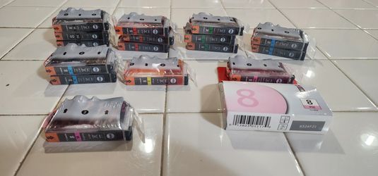 CLI-8 Canon ink - 17 vials see list