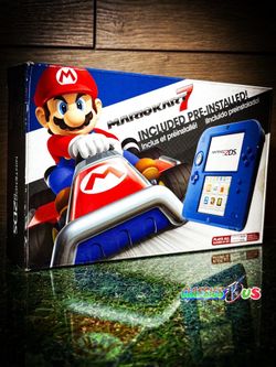 Nintendo 2DS Console MARIOKART7 INCLUDED PRE-INSTALLED (Nintendo 3DS, 2017)