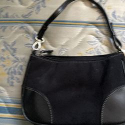  Black Suede Small purse