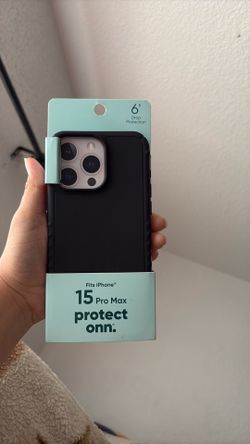 Black case for iPhone 15 pro max
