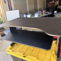 Desk Top Standing / Sitting Computer Stand