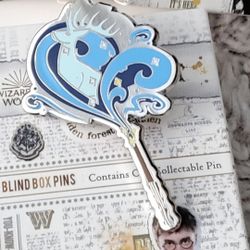 Harry Potter Stag Patronus Enamel Metal Wand Pin 