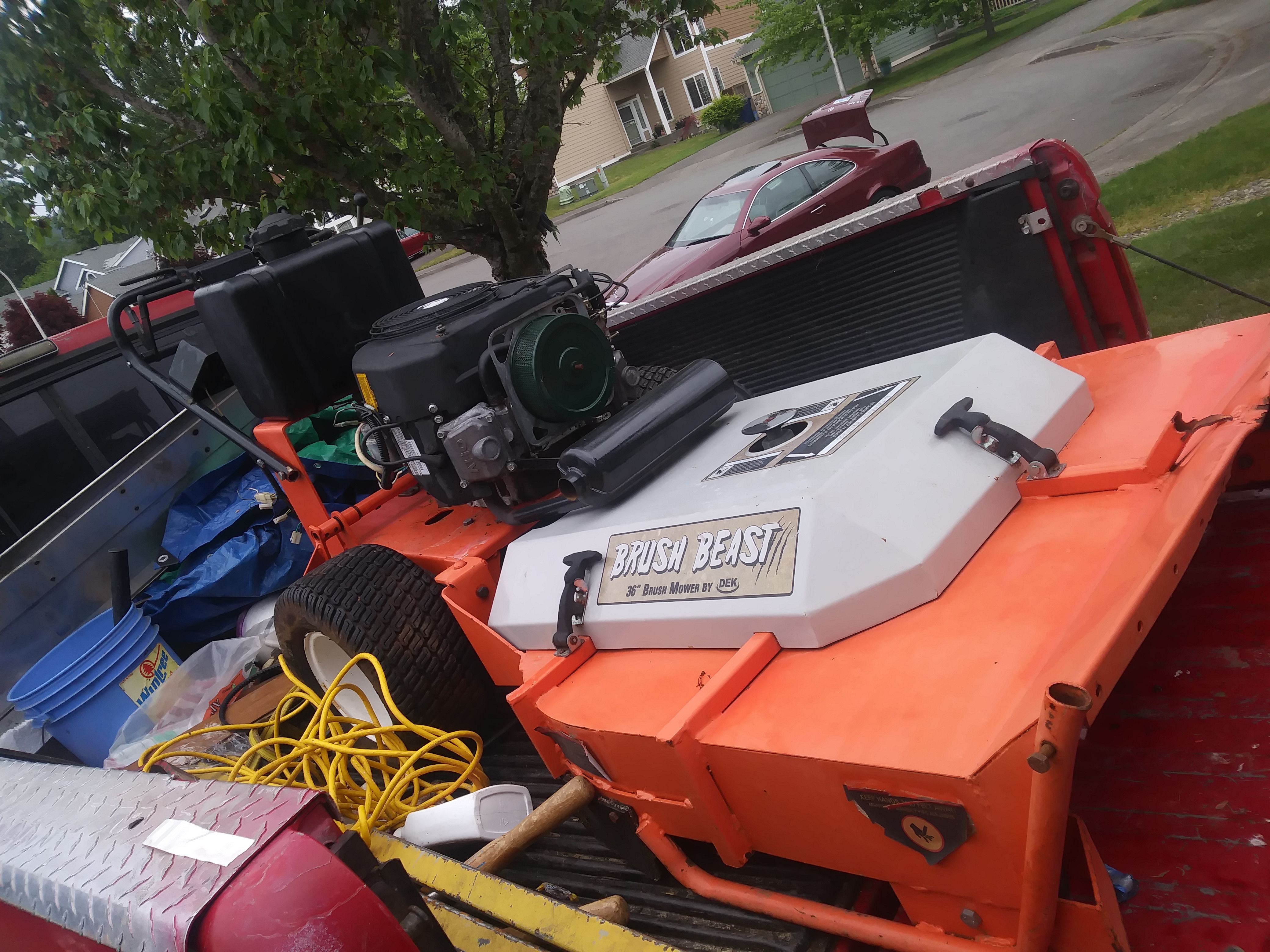22 hp subaru Brush beast 36" field and brush mower by dek for Sale in
