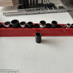 Snap On Sockets 1/4 3/8 1/2 Shallow Deep Chrome Impact