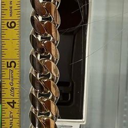 Silver  Cuban Chain Link 
