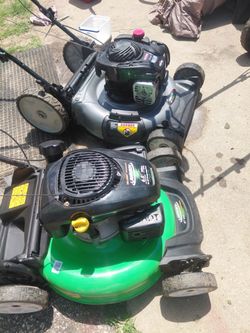 2 nice mowers