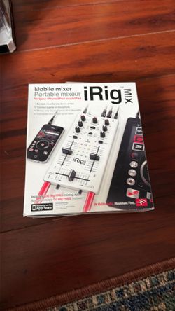 NEW  iRig Mix portable mixer for iPhone, iPad, and iPod touch