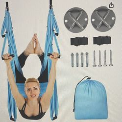 NEW! Aerial Yoga Swing Set Anti Gravity Yoga Hammock  Inversion Therapy Sling Set with Ceiling Mount Accessories
