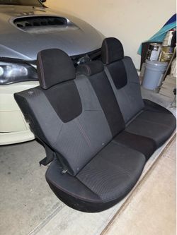 2013 Subaru WRX Hatchback rear seats