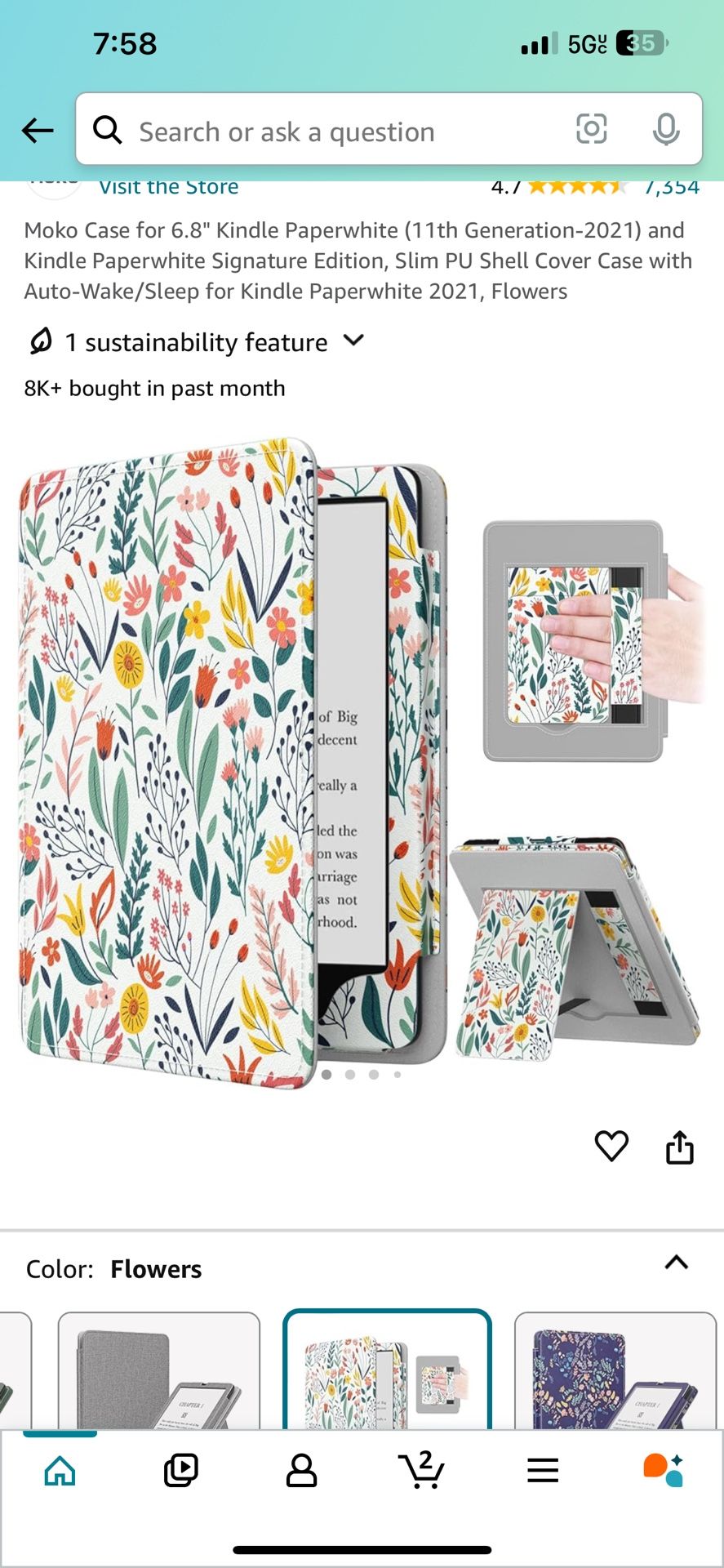 6.8” Kindle case