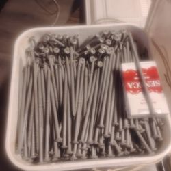 I have this big bucket it has a lot in it 500 to a 1000