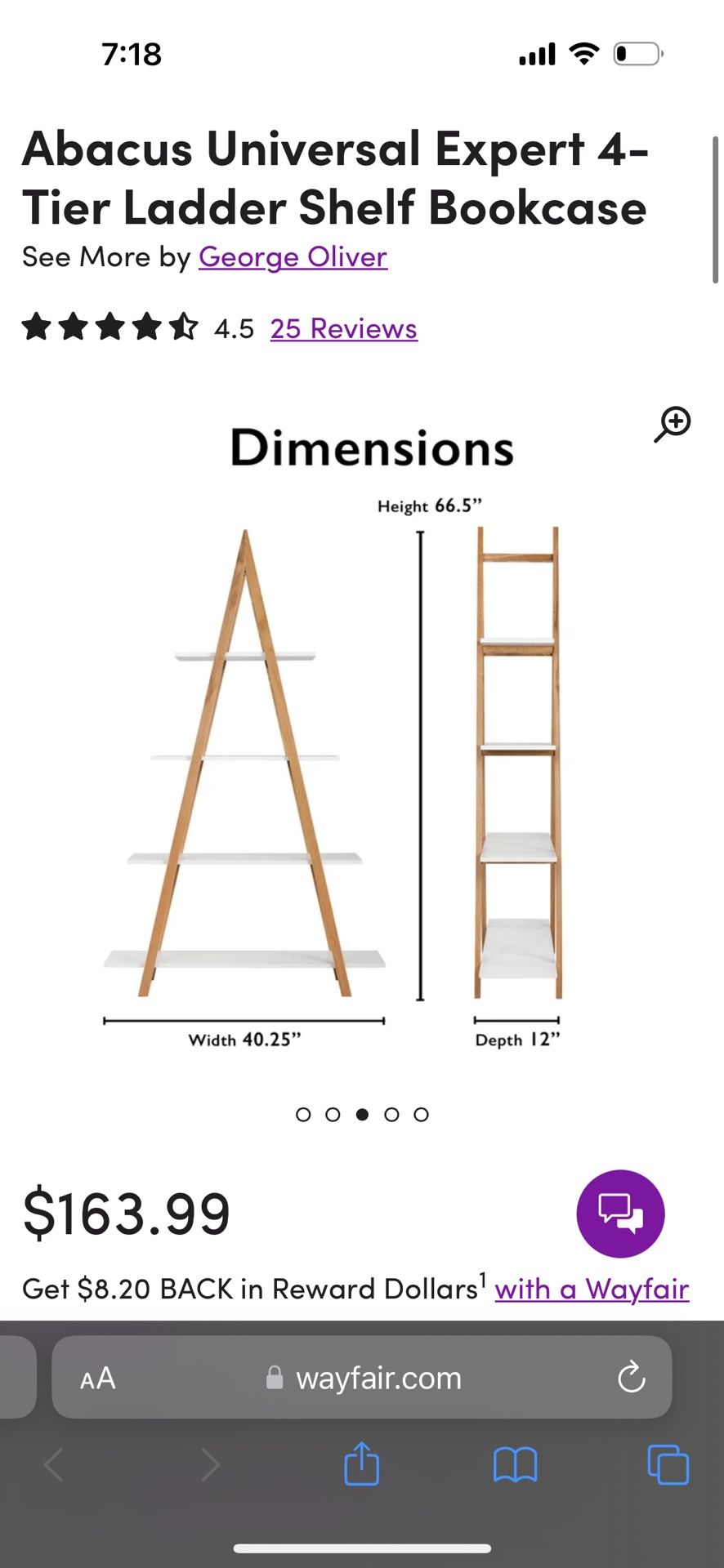 ladder bookcase