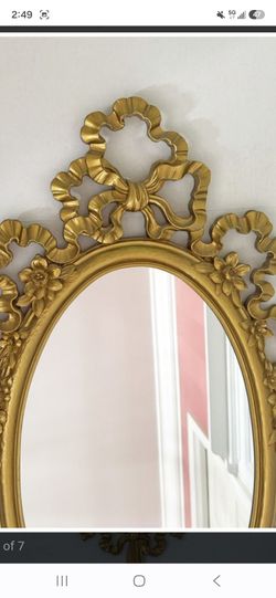 VINTAGE 1970s Syroco Mirror