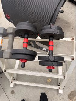 10 pounds adjustable dumbbells