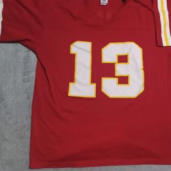 Vinyage Steve Bono Kansas City Chiefs Jersey Logo 7 Red White