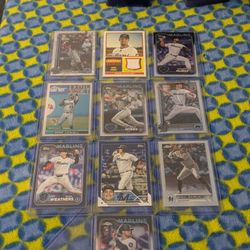 Miami Marlines Toploaders Baseball Cards